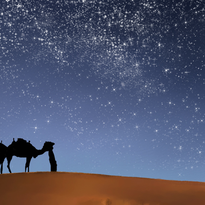 Starry Desert image/